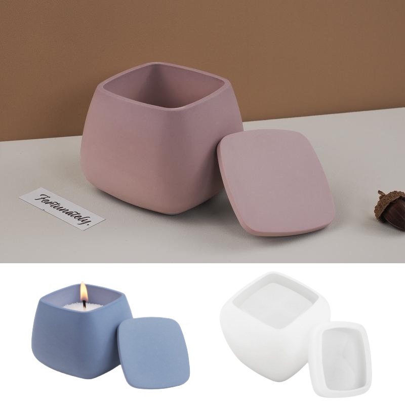 1set Square Storage Box UV Res - Candle Making Diy review and price