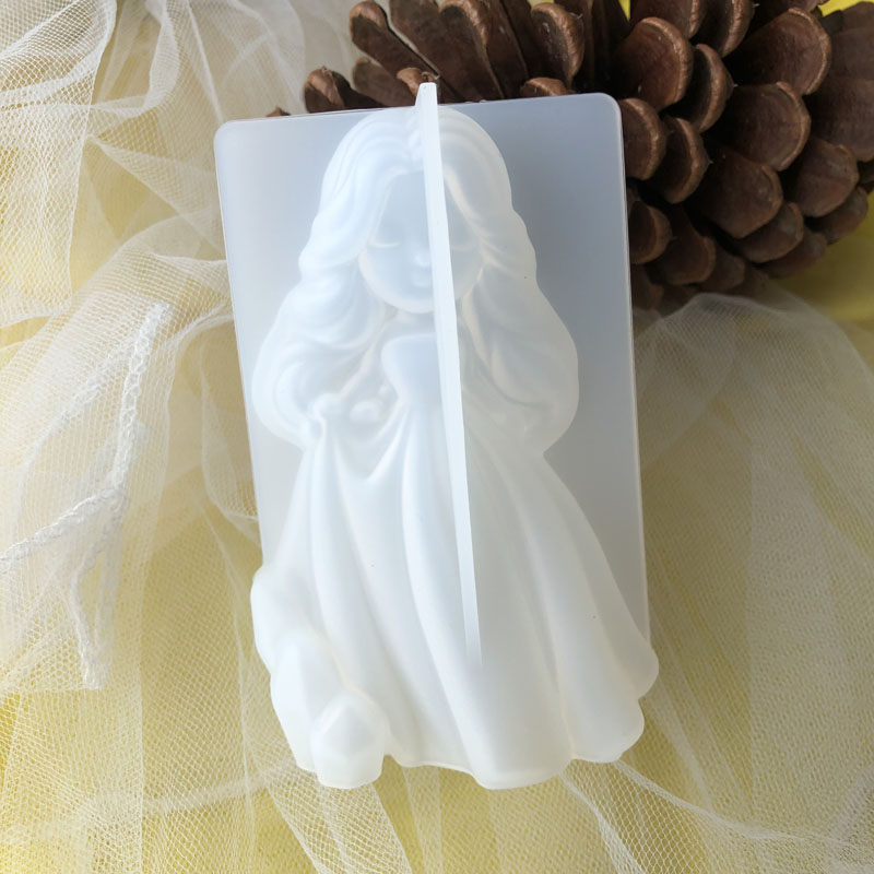3D Cute Princess Silicone Cand - Candle Making Diy review and price
