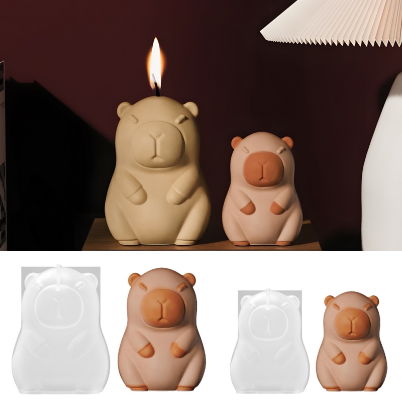 Capybara Pudding Baking Silico - Candle Making Diy review and price