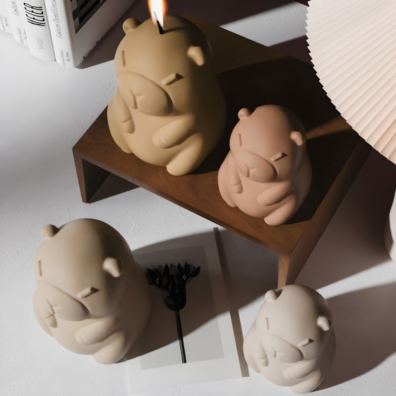 Capybara Pudding Baking Silico - Candle Making Diy review and price