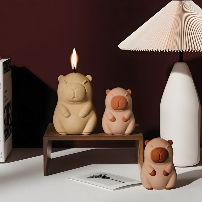 Capybara Pudding Baking Silico - Candle Making Diy review and price