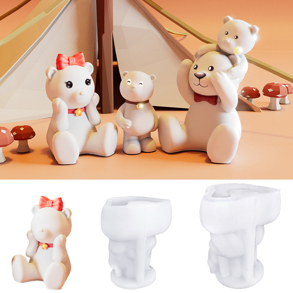DIY Handmade 3D Bear Candle Si - Candle Making Diy review and price