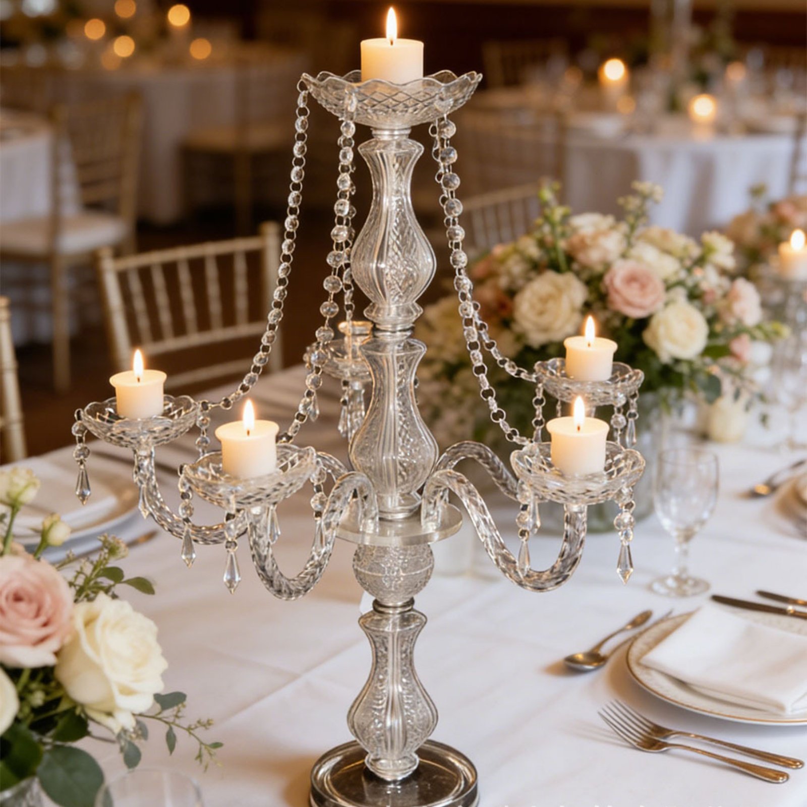 Crystal Candelabra Elegant Wed - Candle Making Diy review and price