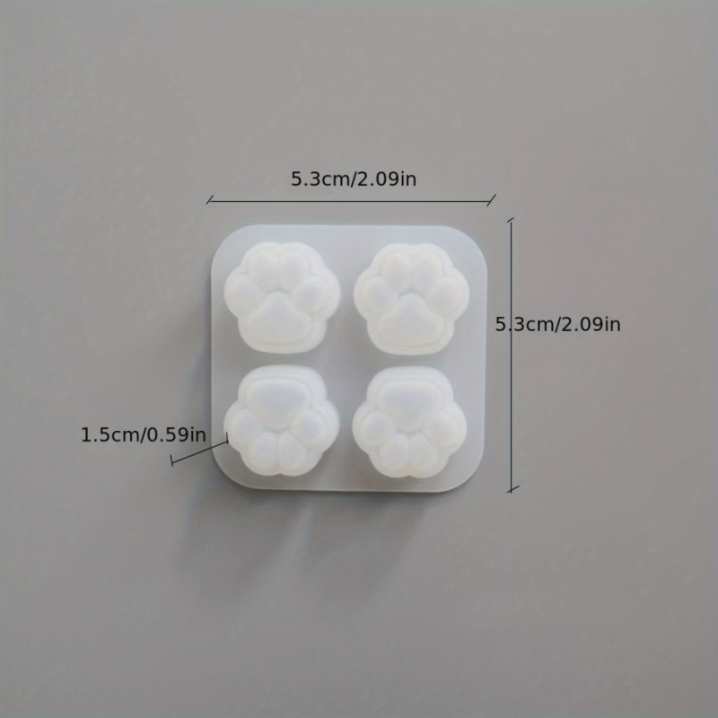 1Cat Paw Pattern Silicone Mold - Candle Making Diy review and price
