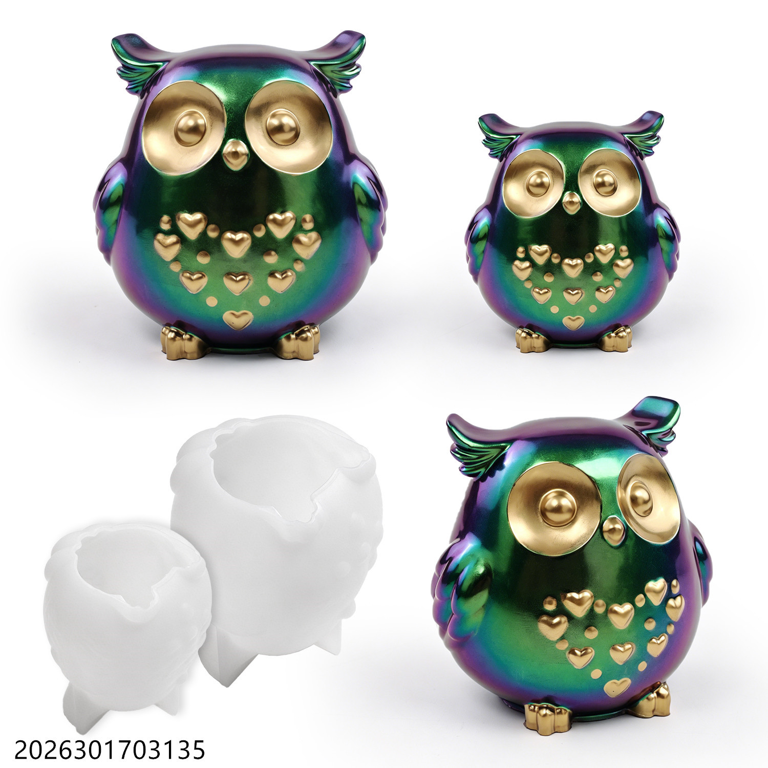 Owl Silicone Mold 3D Bird Shap - Candle Making Diy review and price